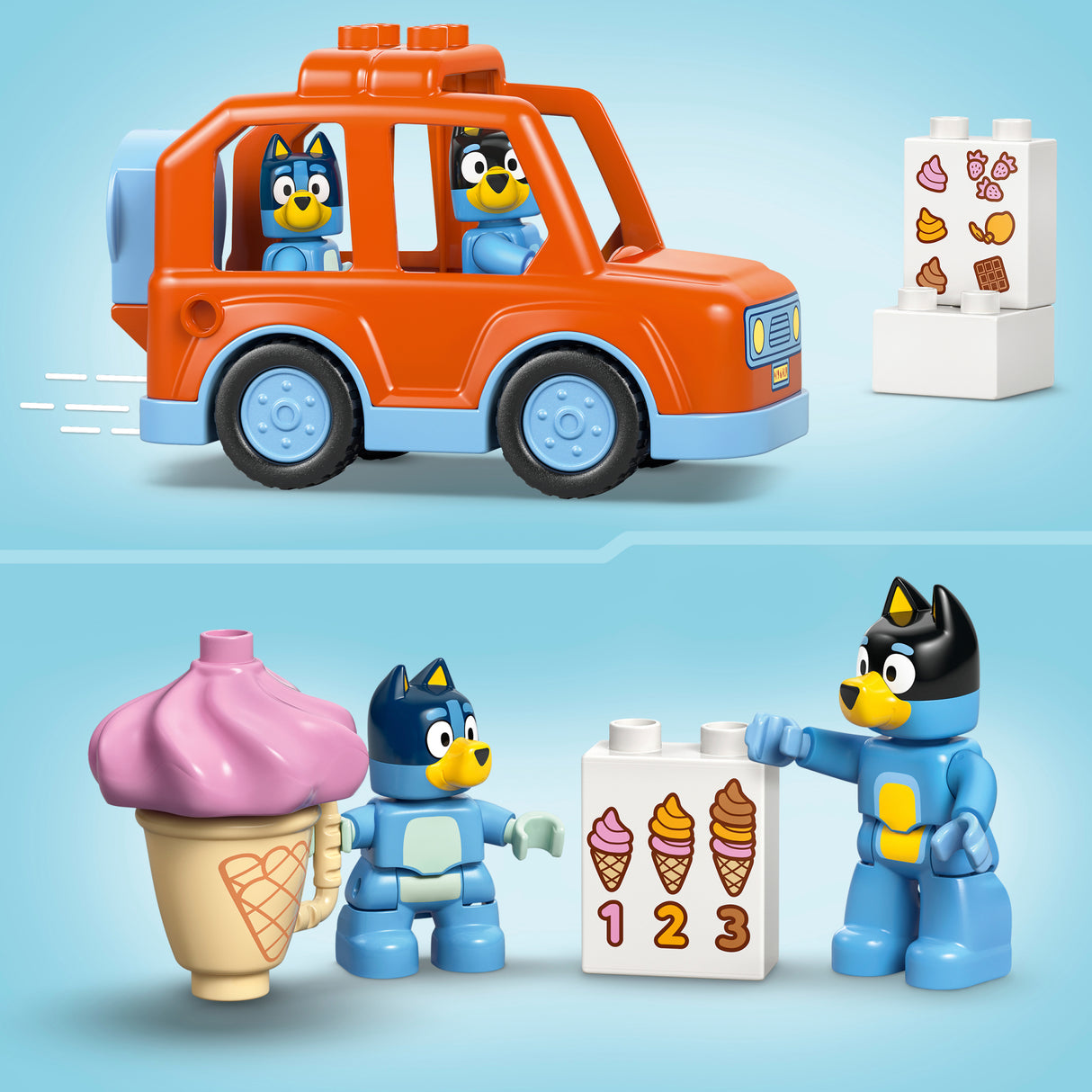 LEGO DUPLO Ice Cream Trip with Bluey 10458L