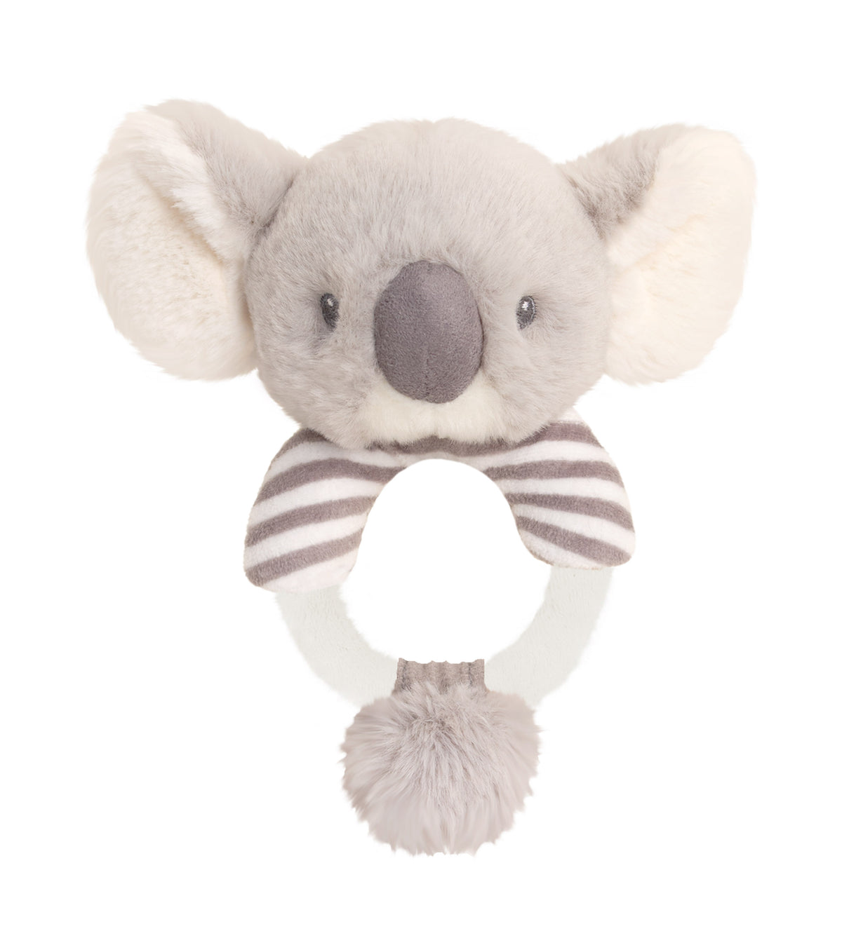 Keel Toys Keeleco Cozy Koala Ring Rattle, 14 cm SE6713K
