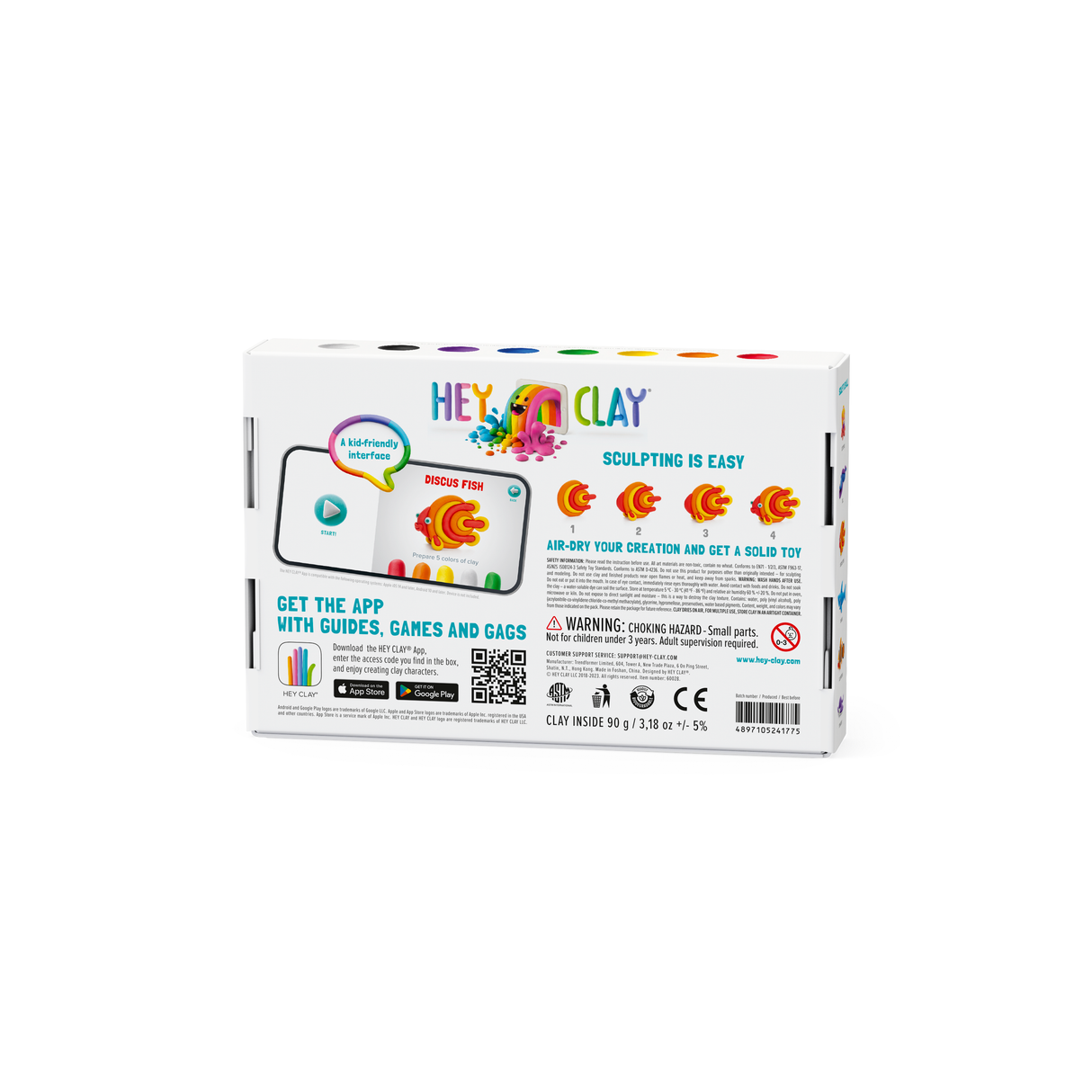 HEY CLAY Modeling Clay Ocean Animals 2 60028E