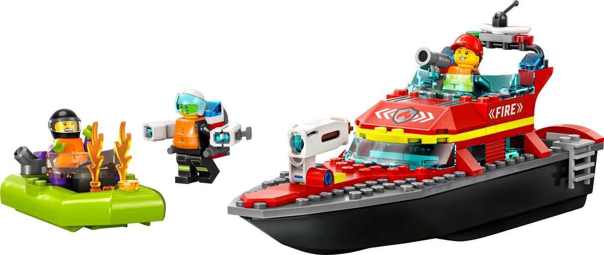 LEGO City Fire Rescue Boat 60373L