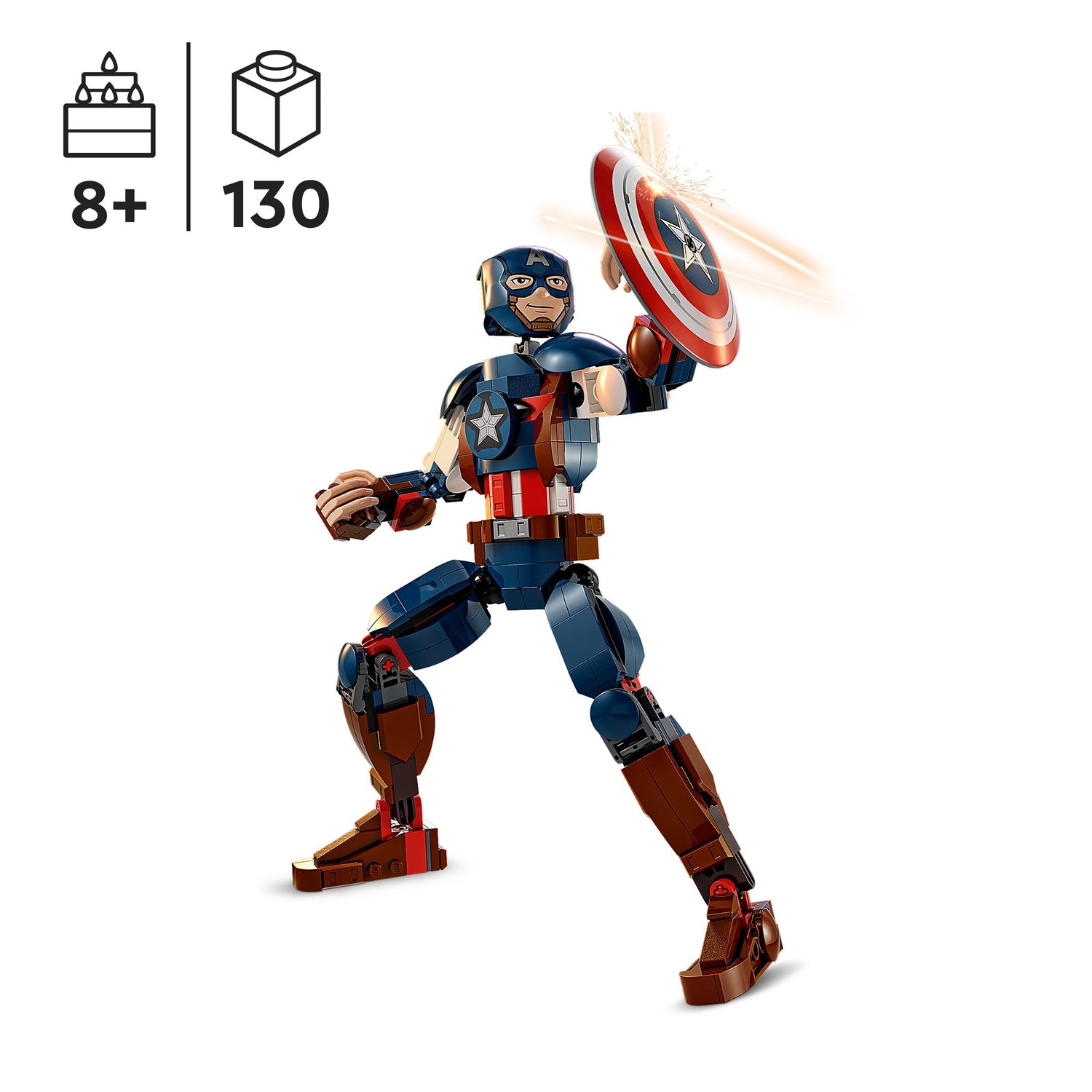 LEGO Super Heroes Captain America Construction Figure 76258L