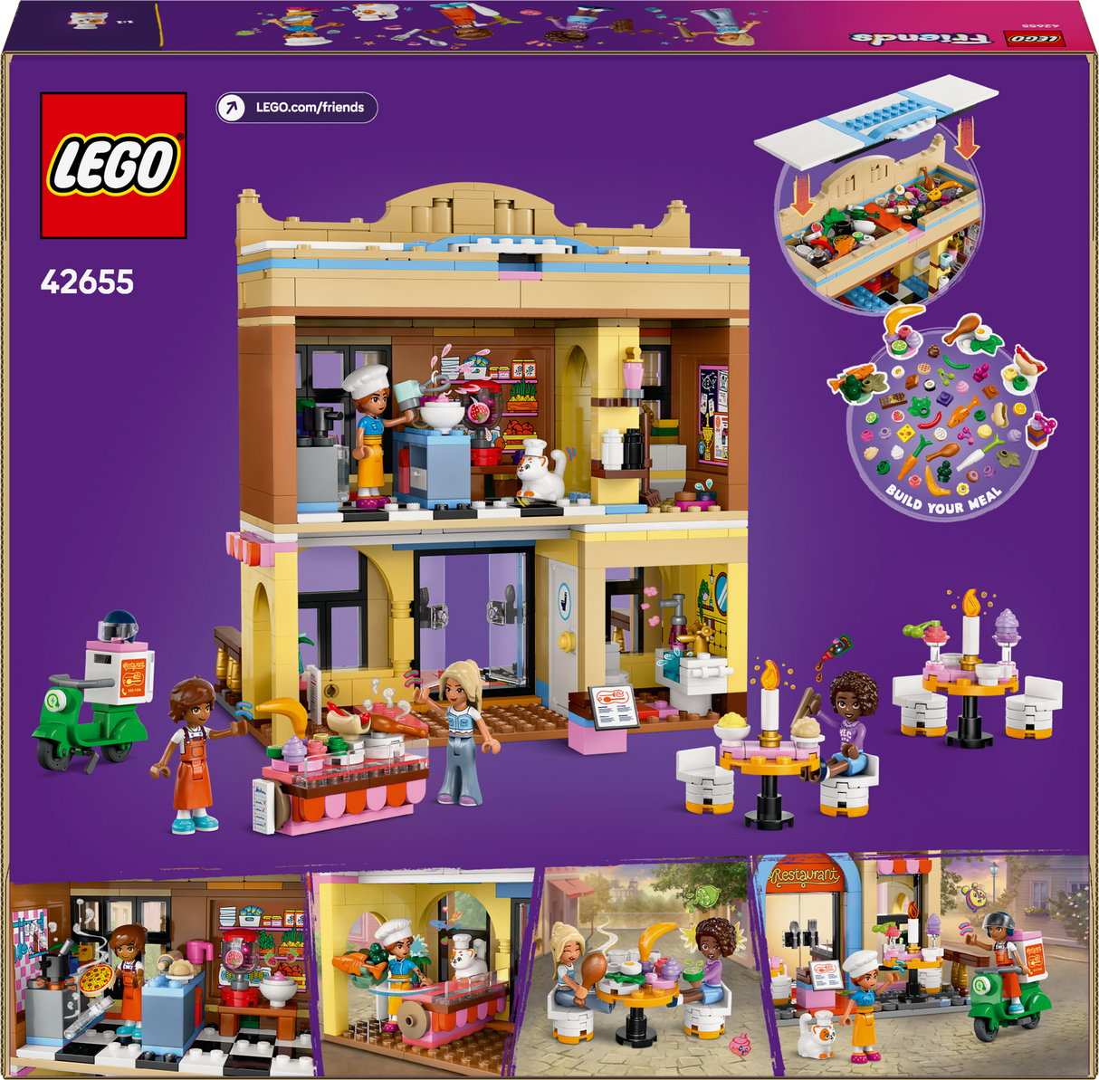 LEGO Friends Restaurant and Cooking School 42655L