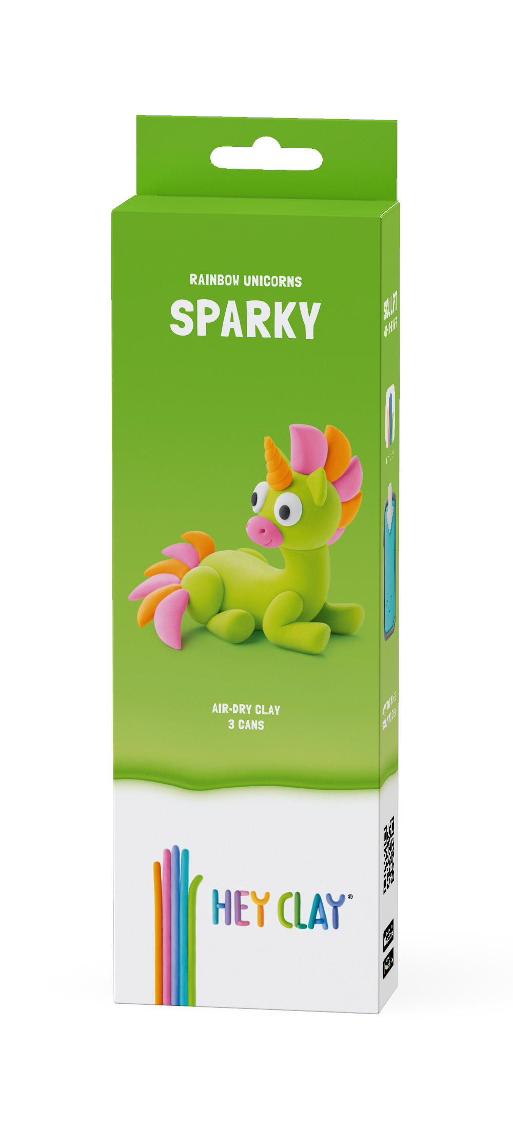 HEY CLAY Modeling Clay Unicorn Sparky 3 pc 30139E