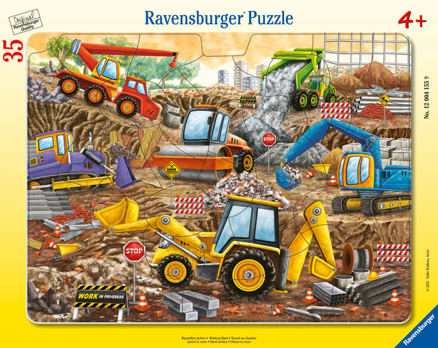 Ravensburger Frame Puzzle 35 Pieces: Everyone is working 12004155V