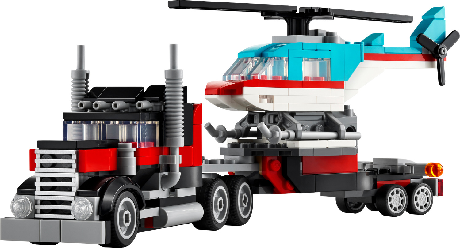 LEGO Creator Flatbed Truck with Helicopter 31146L