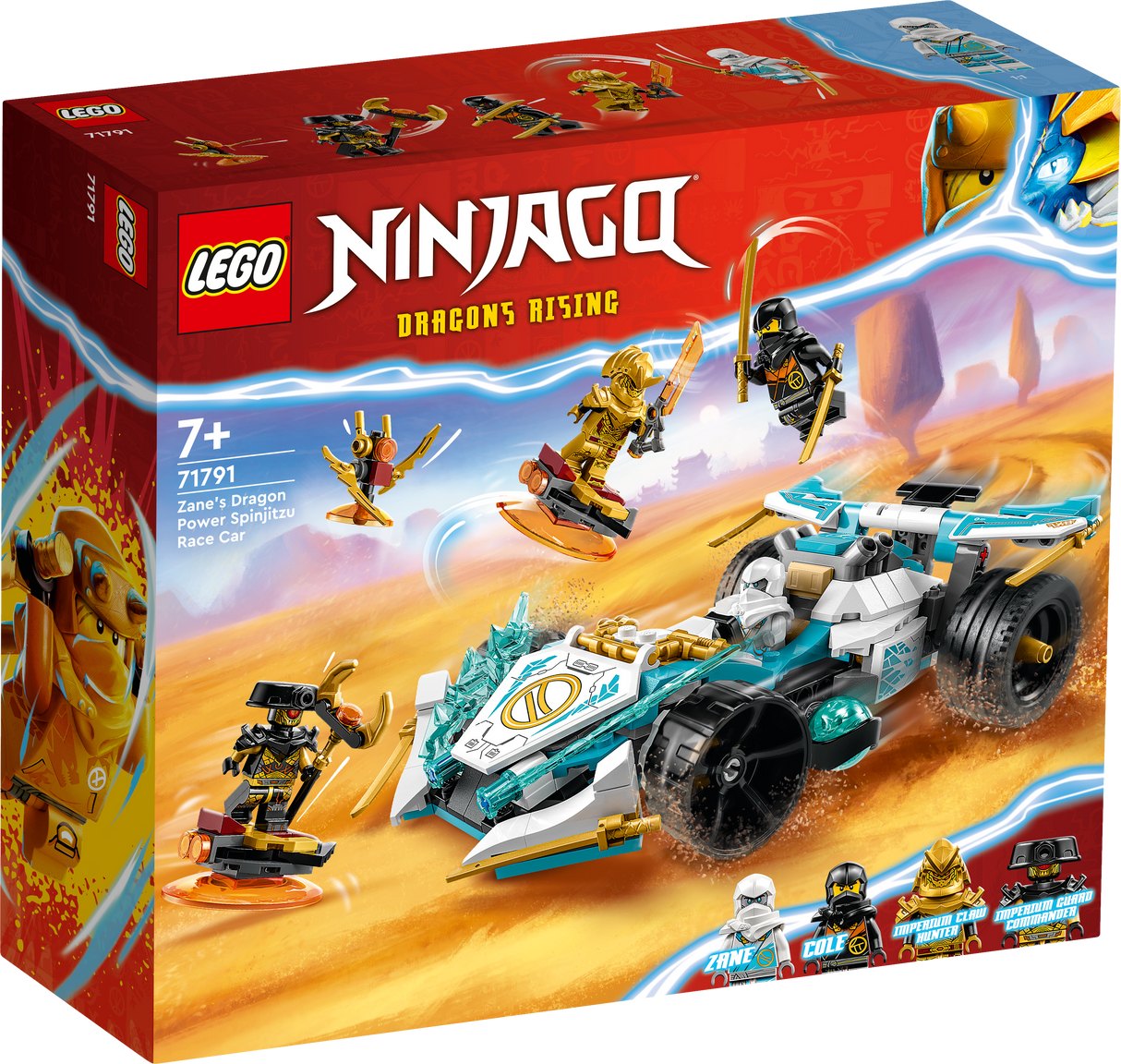 LEGO Ninjago Zane's Dragon Power Spinjitzu Racing Car 71791L