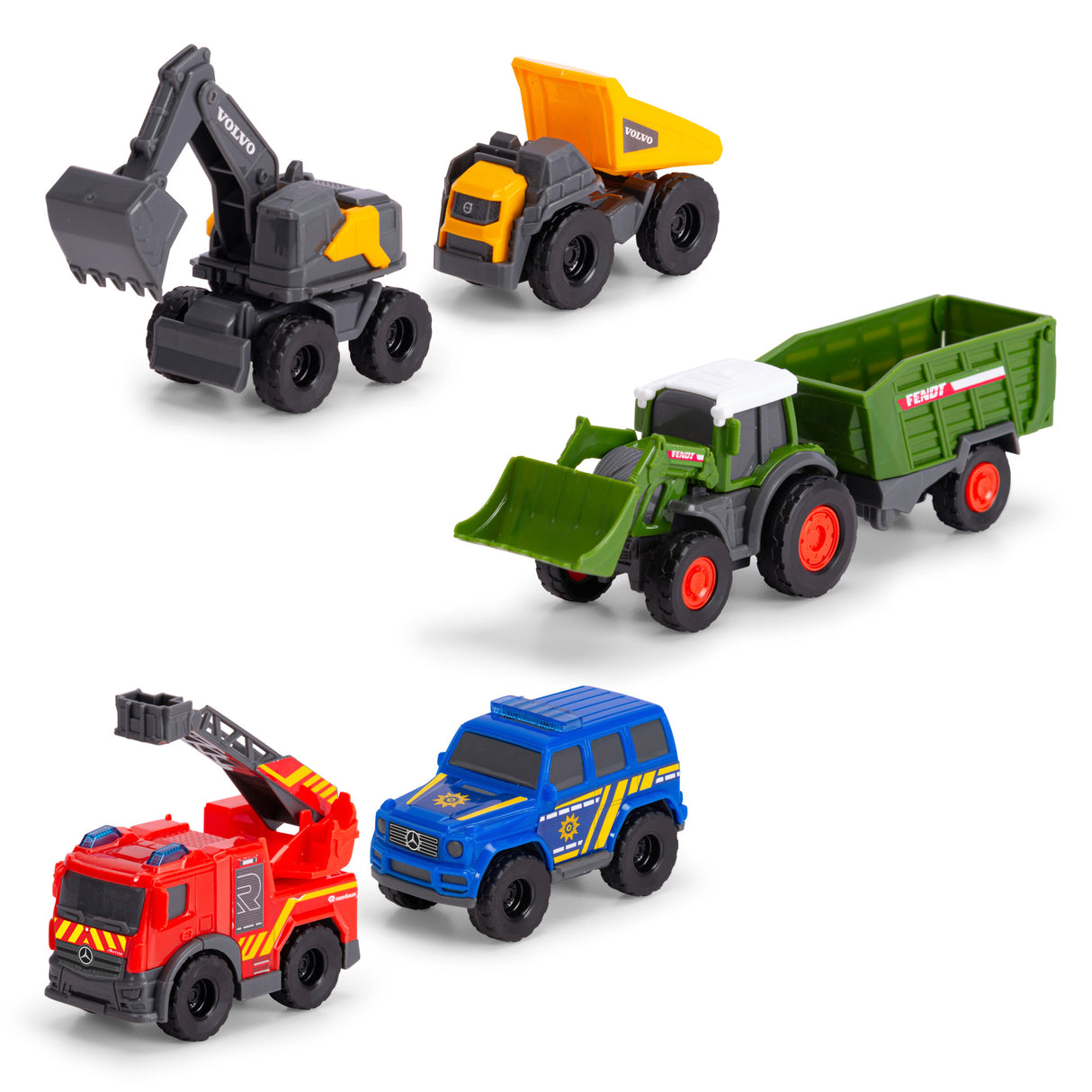 Dickie Toys Micro Toy Cars Set- 5 different 203742016B