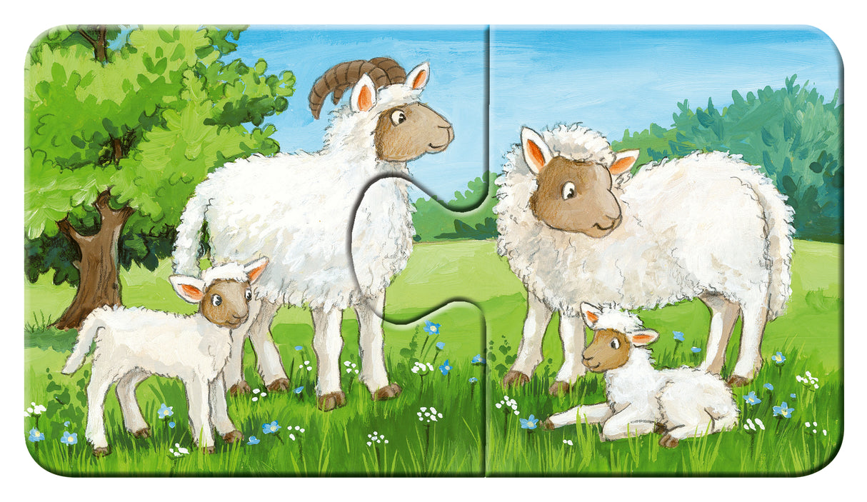 Ravensburger My First Puzzle 9x2 pc Farm Animals 050727V