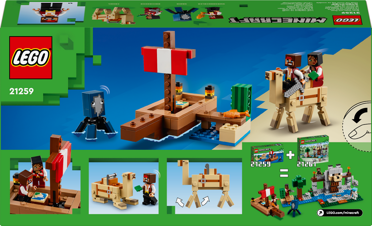 LEGO Minecraft The Pirate Ship Voyage 21259L