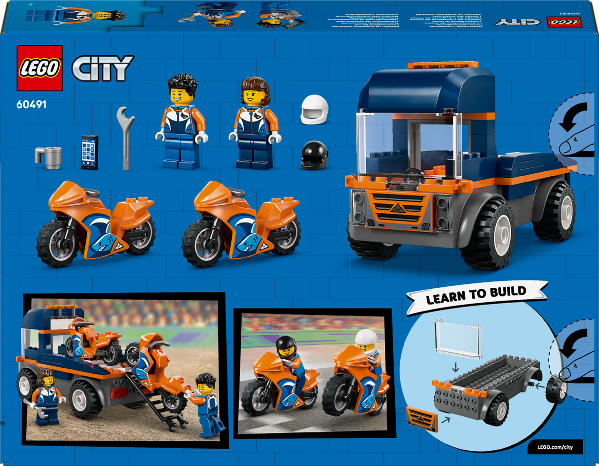 LEGO City Motorcycle Transporter 60491L
