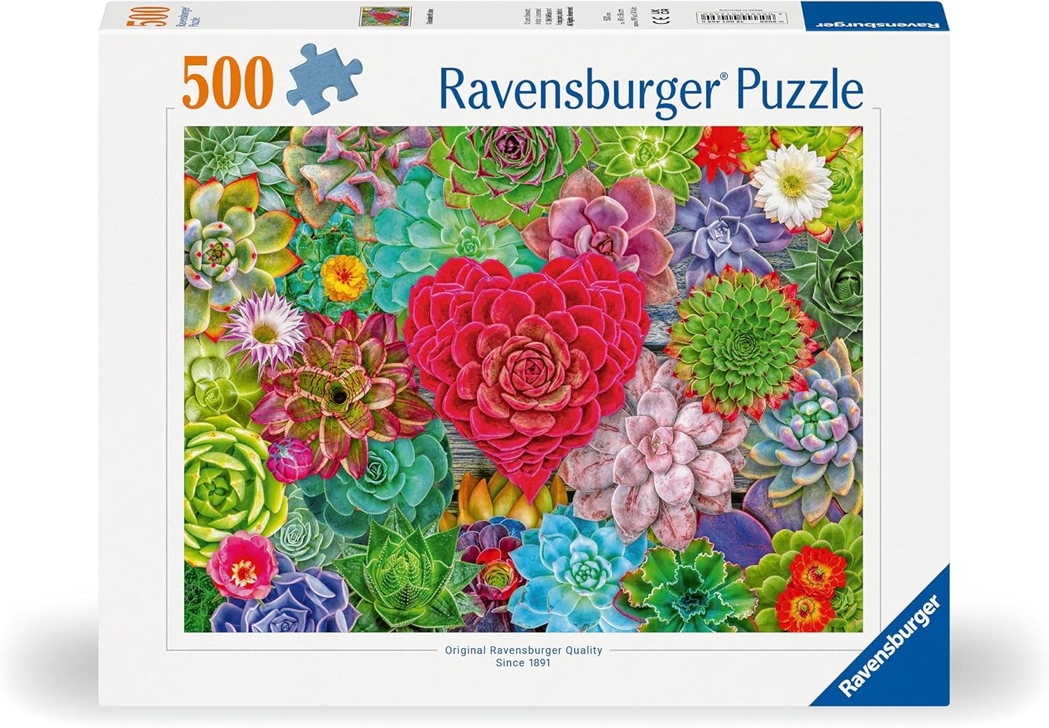 Ravensburger Puzzle 500 Pieces: Succulent Love 12001469V