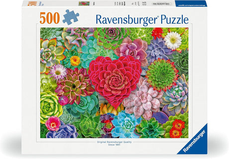 Ravensburger Puzzle 500 Pieces: Succulent Love 12001469V