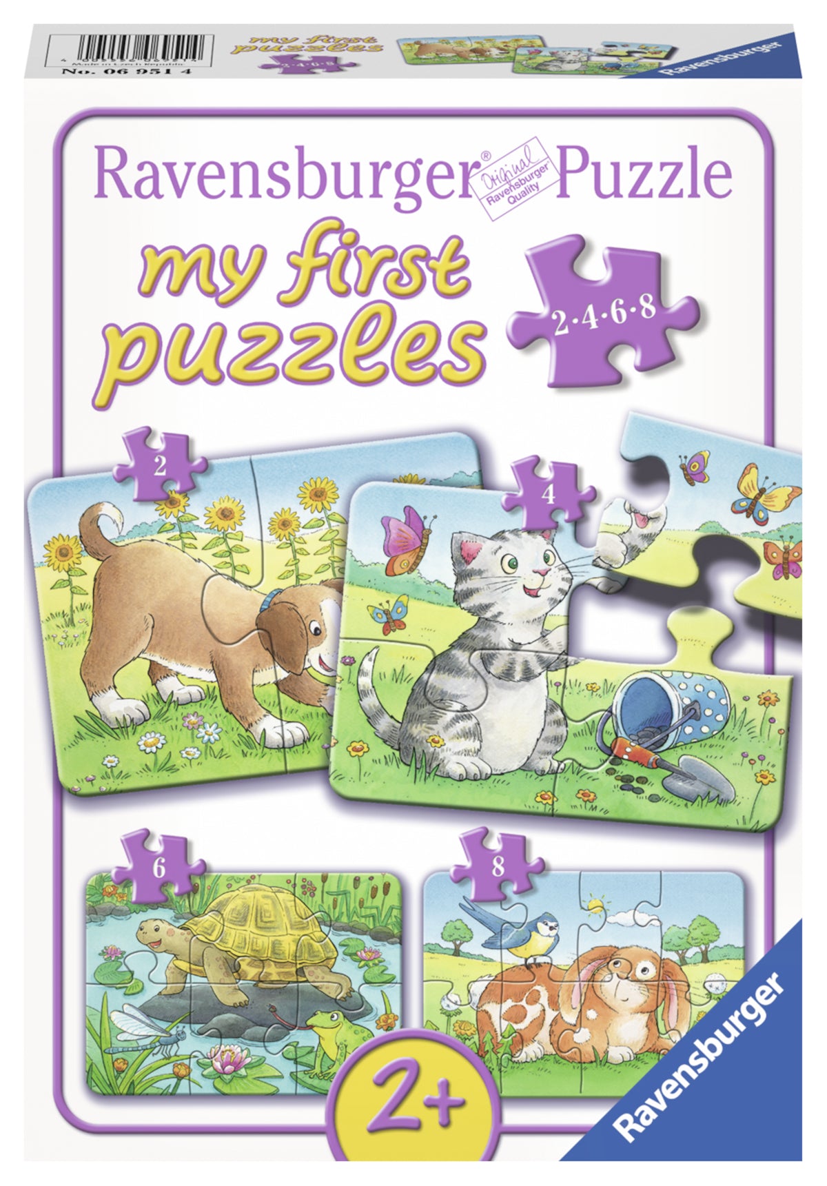 Ravensburger My First Puzzles 2-4-6-8 pc 069514V