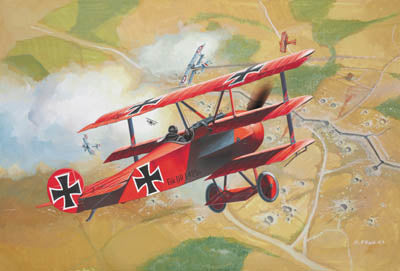 Revell plastic model Fokker DR.1  1:72 04116R