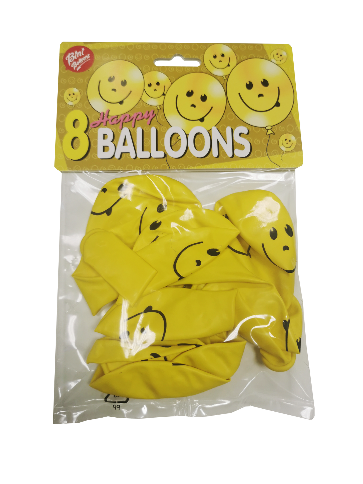 Bini Happy Balloons, 8 Pieces 80806H