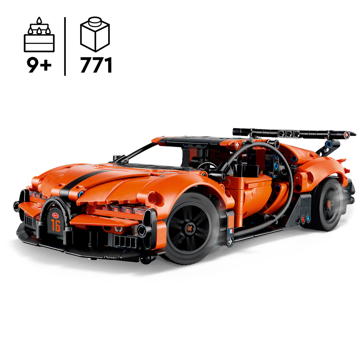 LEGO Technic Bugatti Chiron Pur Sport Hypercar 42222L