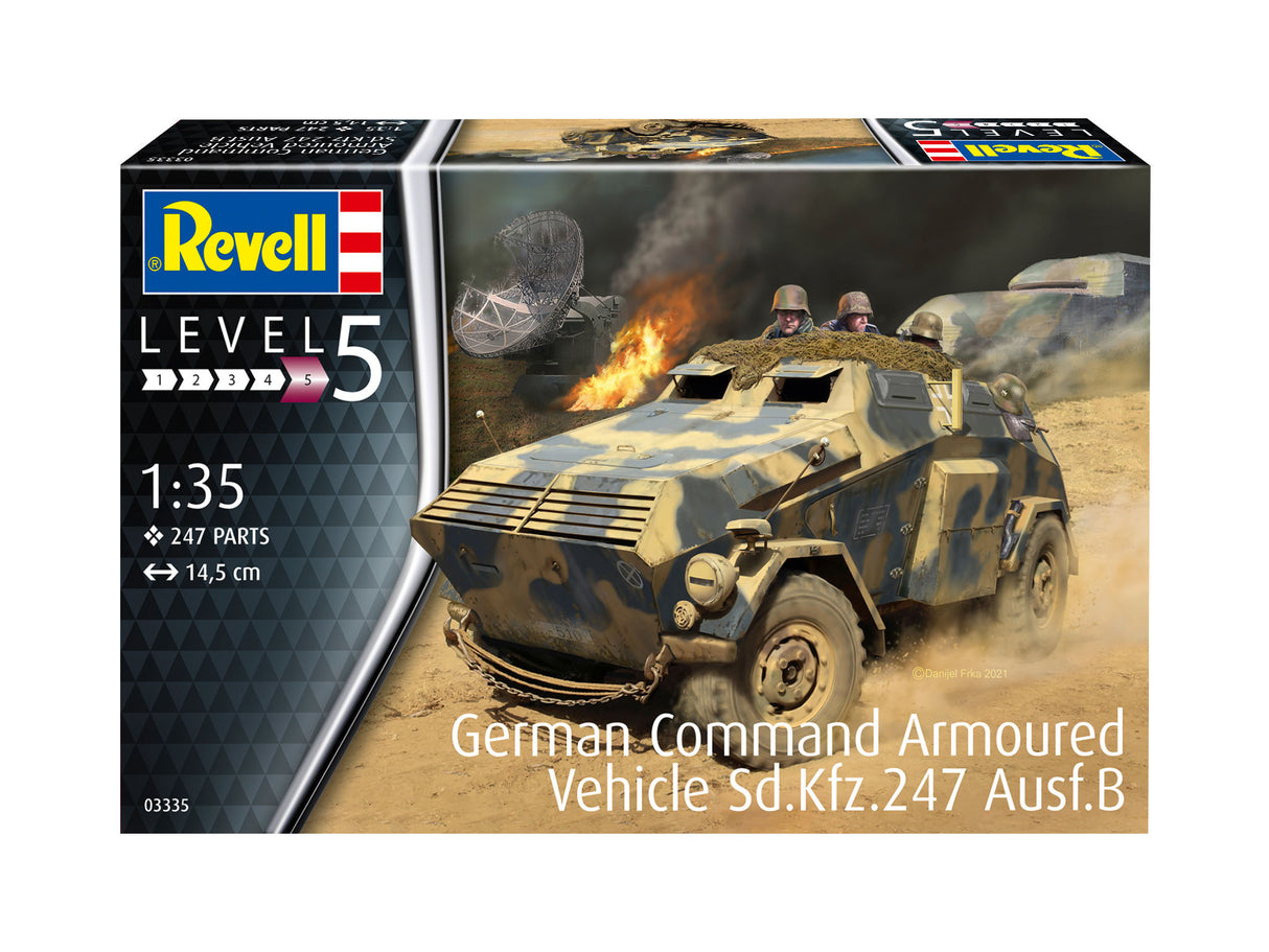 Revell Plastic Model German Command Armoured Vehicle Sd.Kfz.247 Ausf.B 1:35 03335R
