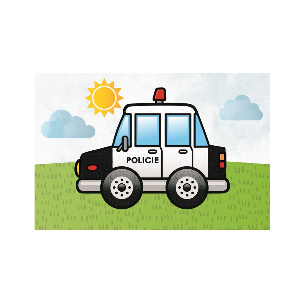 Dino wooden block puzzle 6 pc Machines 38111D