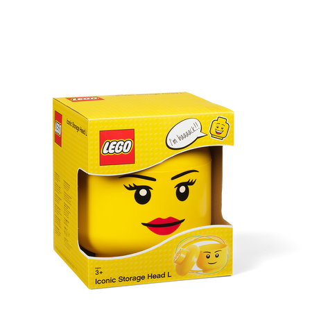 LEGO Storage Head L– Girl 40321725C