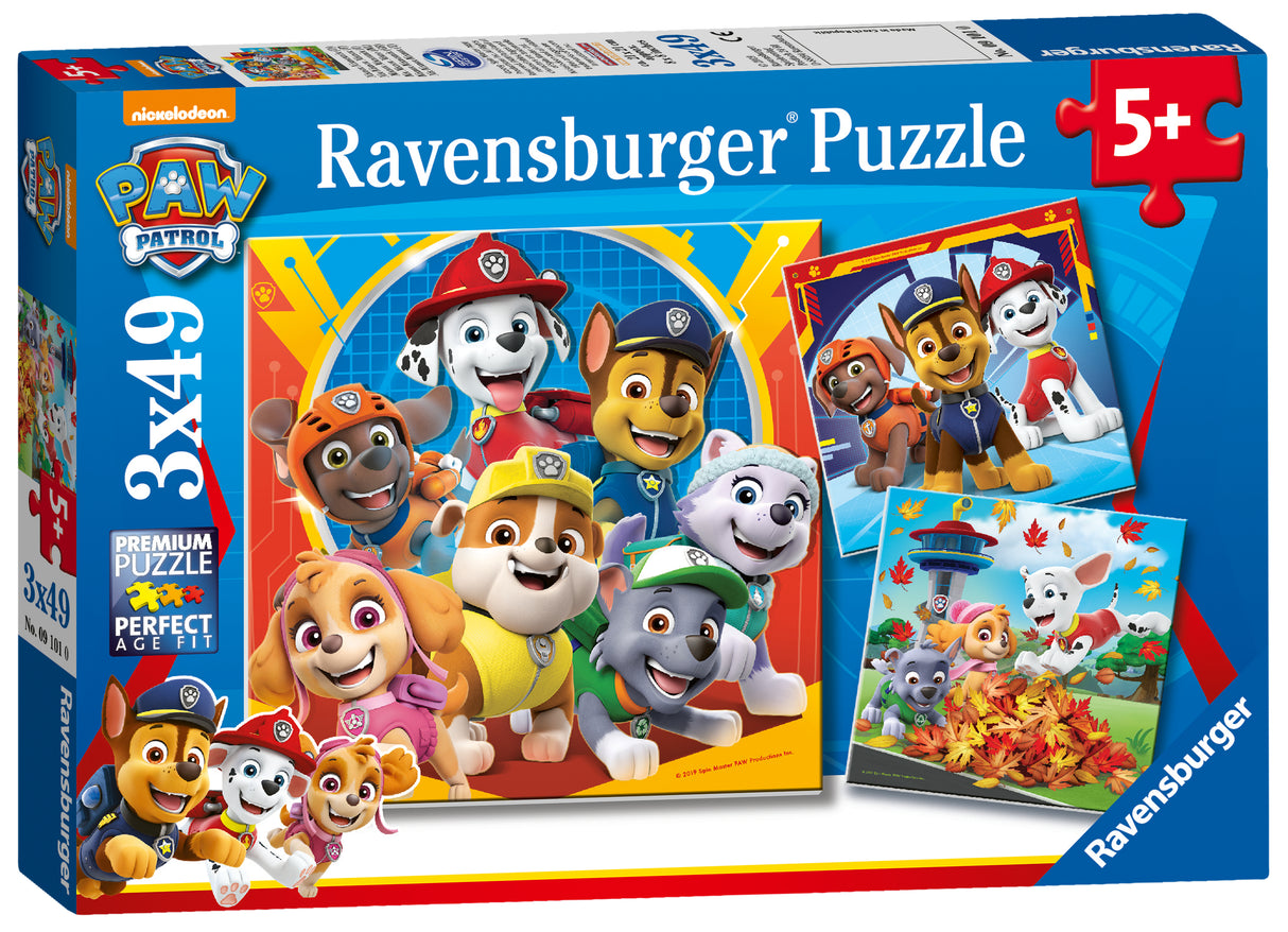 Ravensburger Puzzle 3x49 pc Paw Patrol pups 050482V