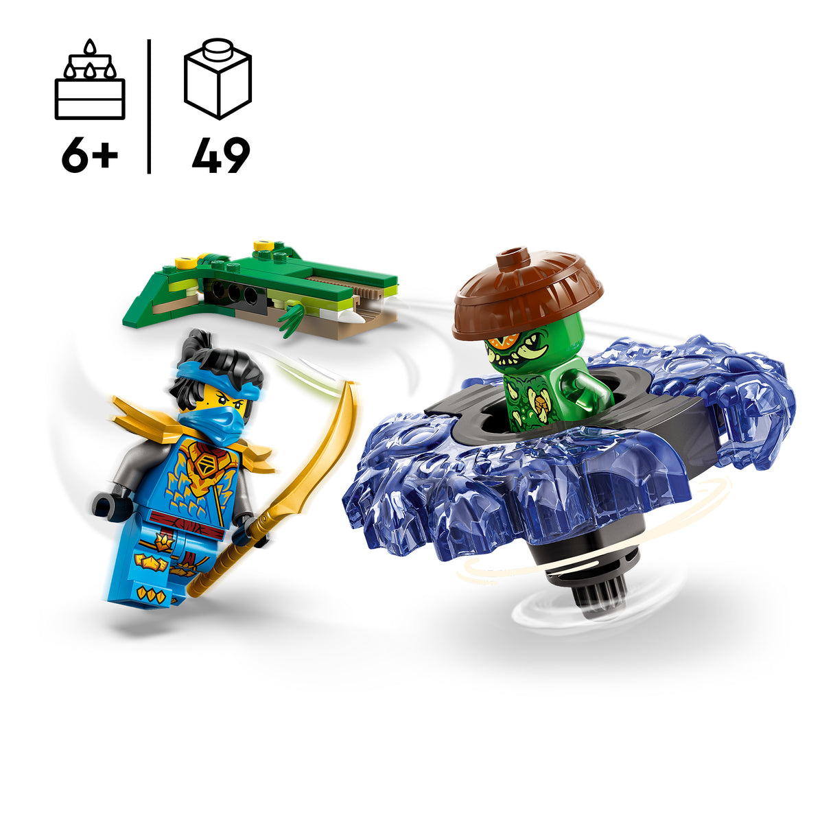 LEGO Ninjago Nya vs. Mutation Monster Spinner 71849L
