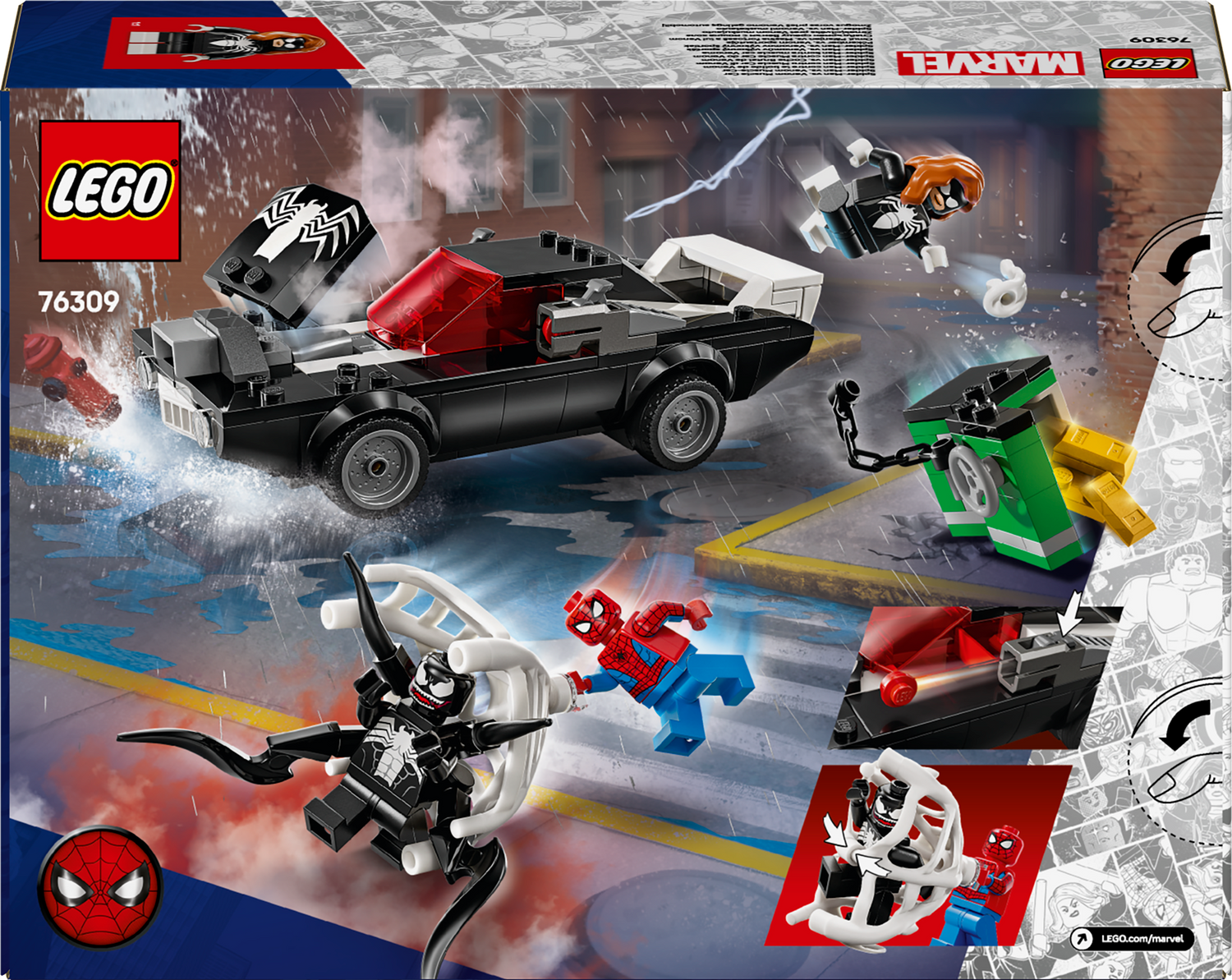 LEGO Super Heroes Spider-Man vs. Venom Muscle Car 76309L