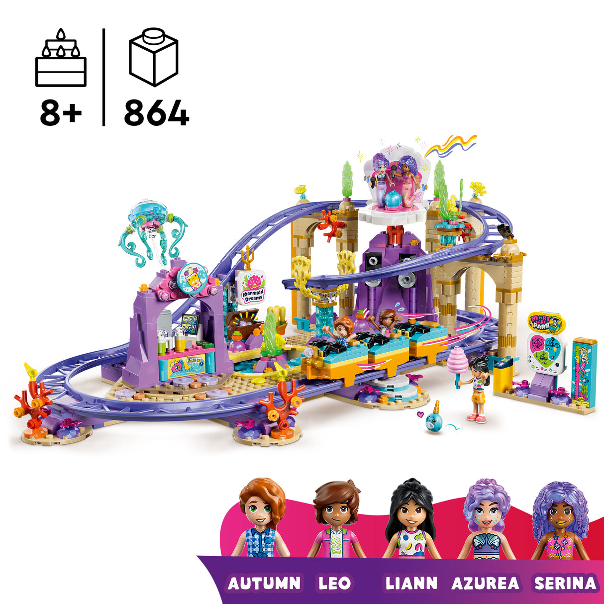 LEGO Friends Mermaid Roller Coaster Ride 42703L
