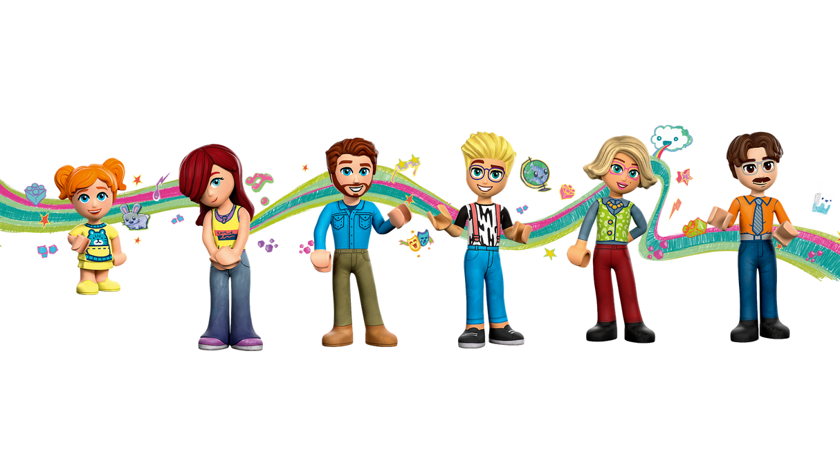 LEGO Friends Olly and Paisley's Family Houses 42620L