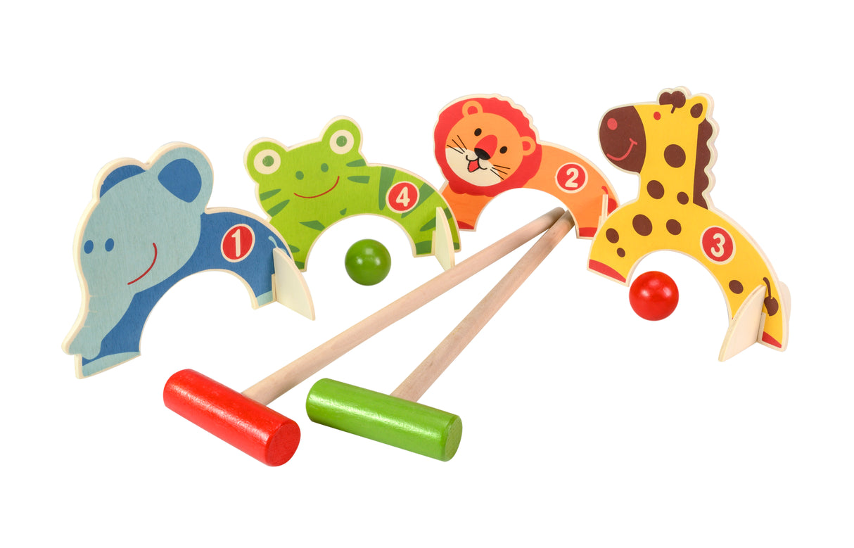 Tactic Wooden Animal Croquet 56335T