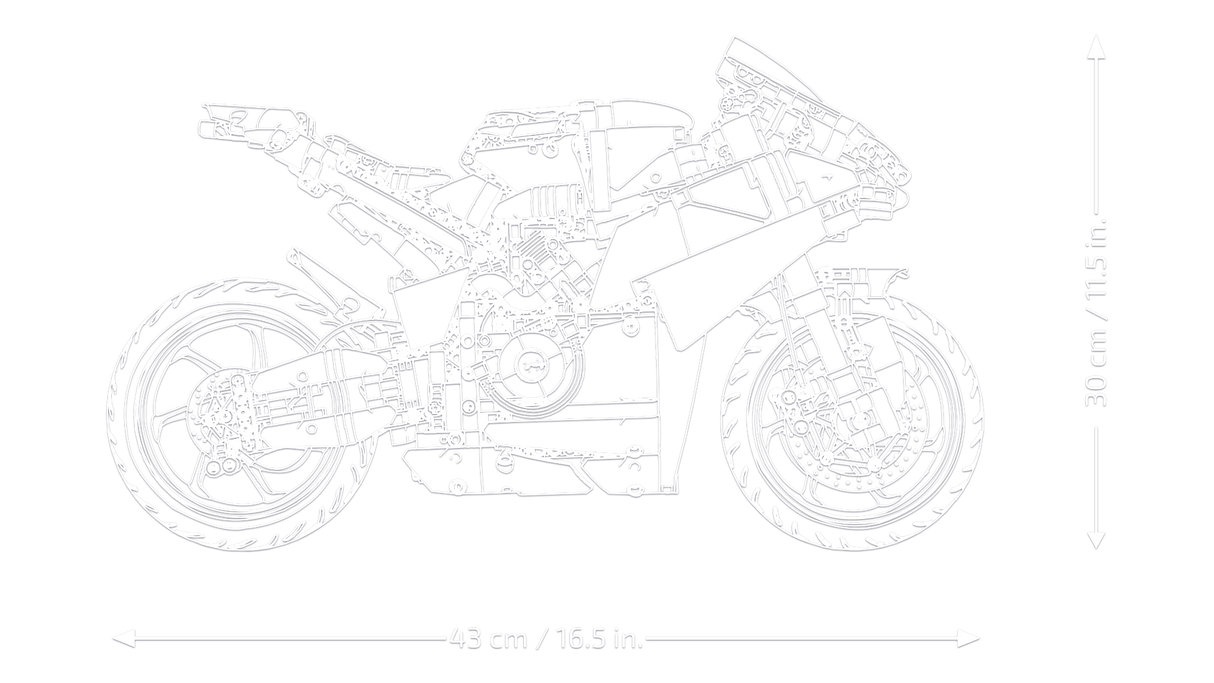 LEGO Technic Ducati Panigale V4 S Motorcycle 42202L