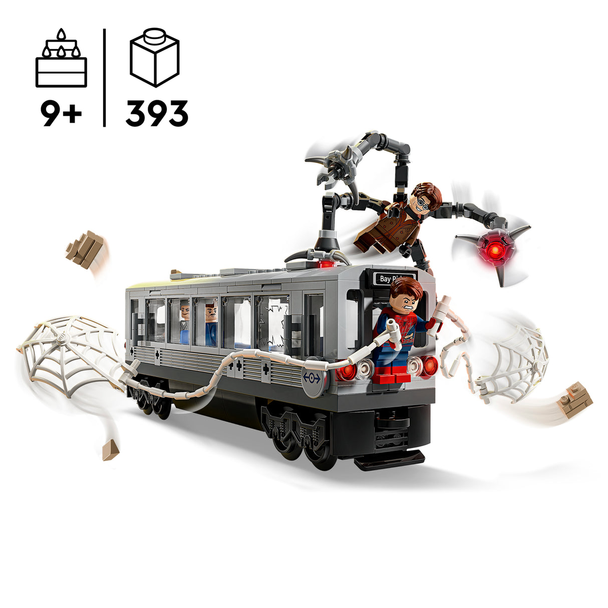 LEGO Super Heroes Spider-Man vs. Doc Ock Subway Train Scene 76321L