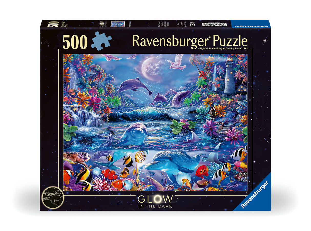 Ravensburger Glow In The Dark Puzzle 500 Pieces: Moonlit Magic 12000478V
