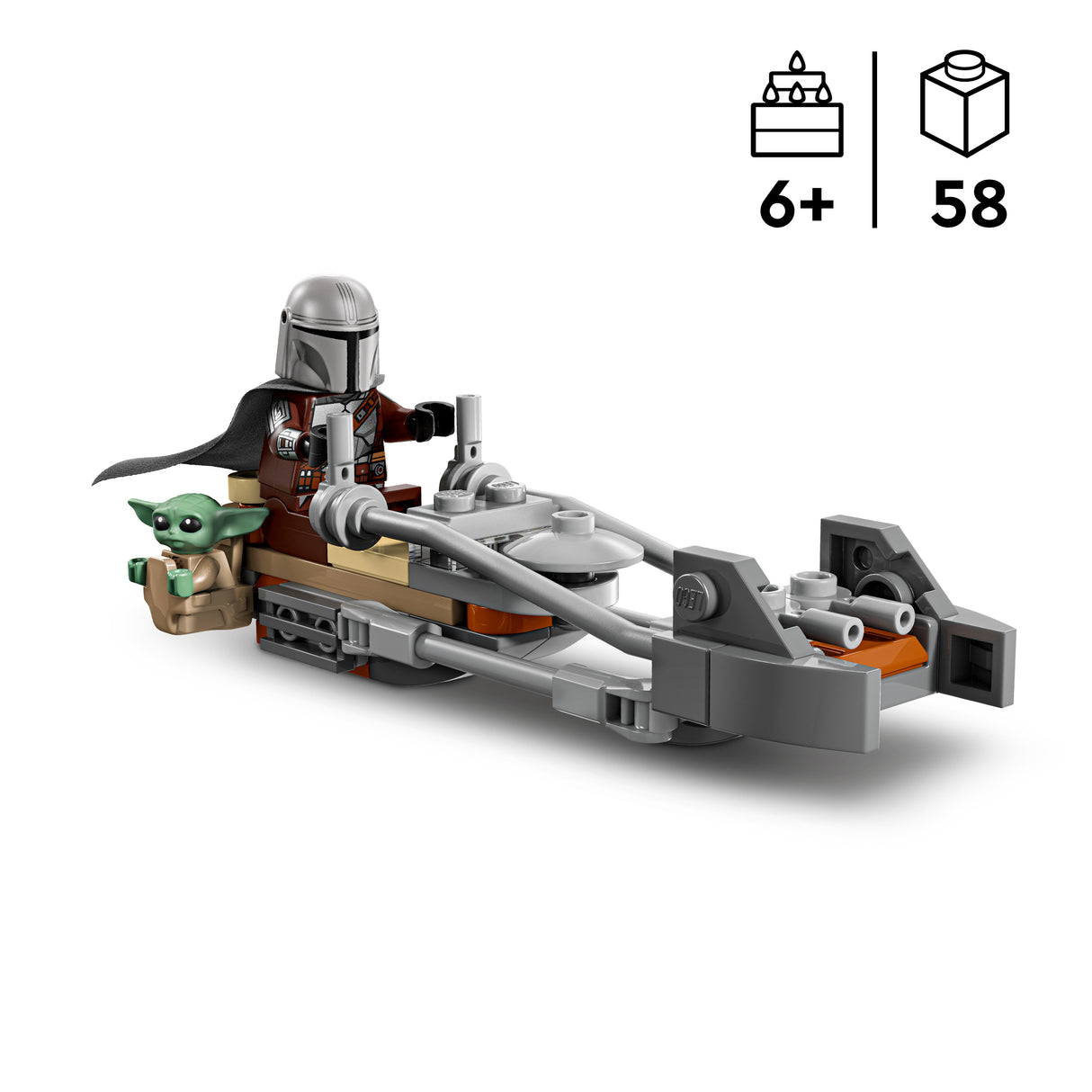 LEGO Star Wars The Mandalorian & Grogu's Speeder Bike
75436L