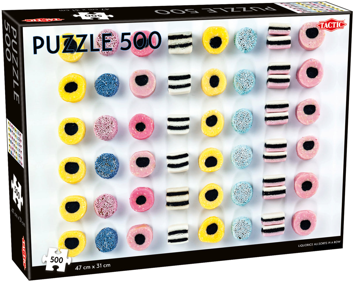 Tactic Puzzle 1000 pc Liquorice allsorts in a row 56234T