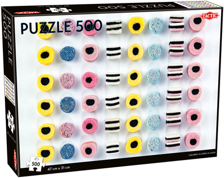 Tactic Puzzle 1000 pc Liquorice allsorts in a row 56234T