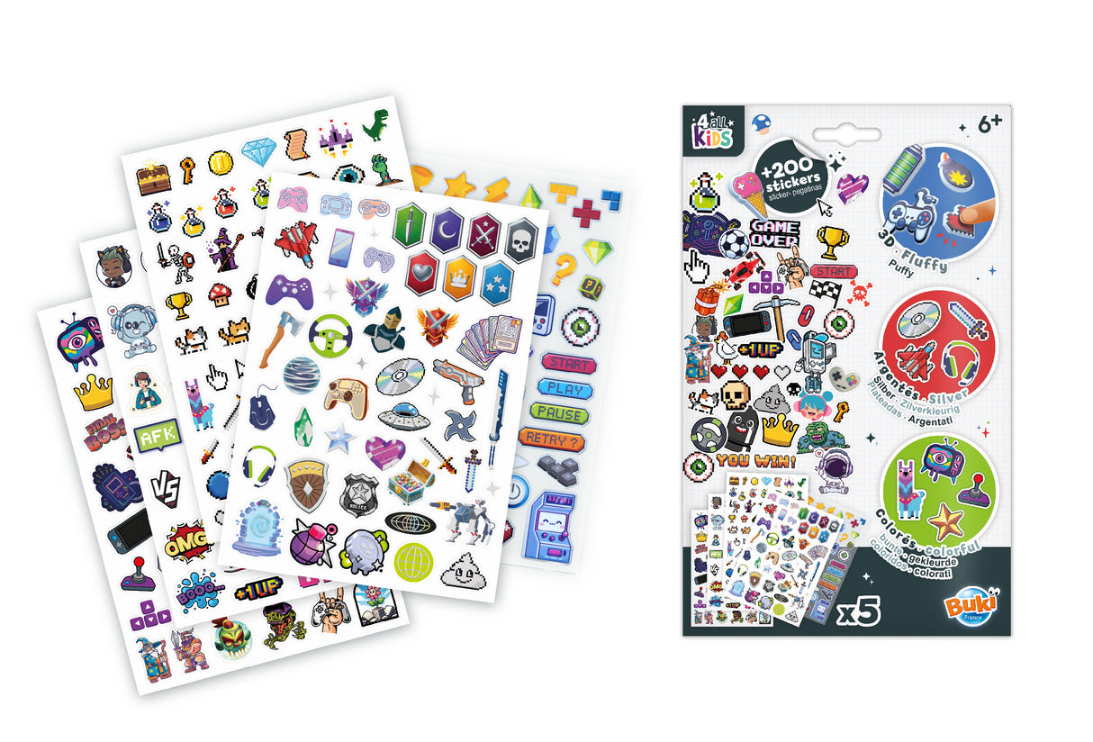 Buki Sticker Pack - Gaming FK019I