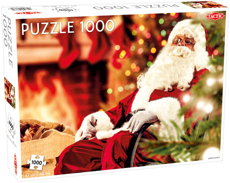 Tactic puzzle 1000 pc Santa Claus in a Rocking Chair 58667T