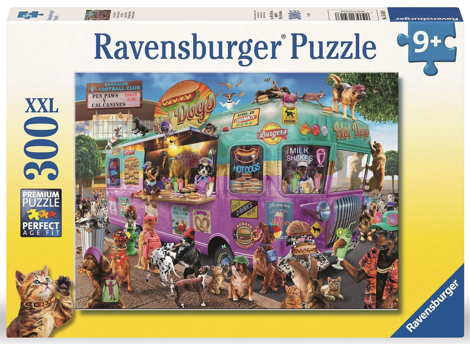 Ravensburger Puzzle 300 pc Hot Dog Queue 134168V
