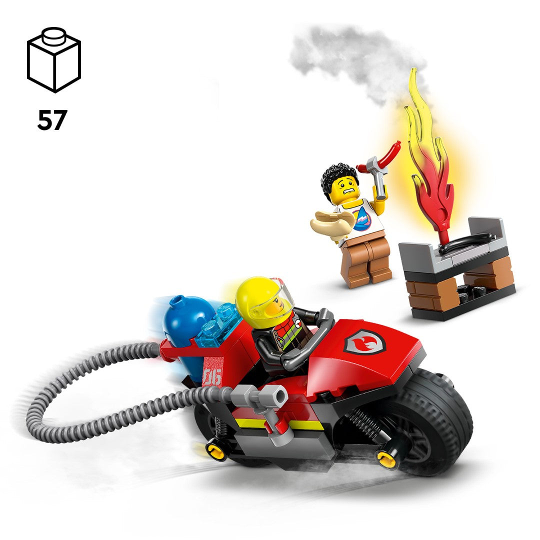 LEGO City Fire Rescue Motorcycle 60410L