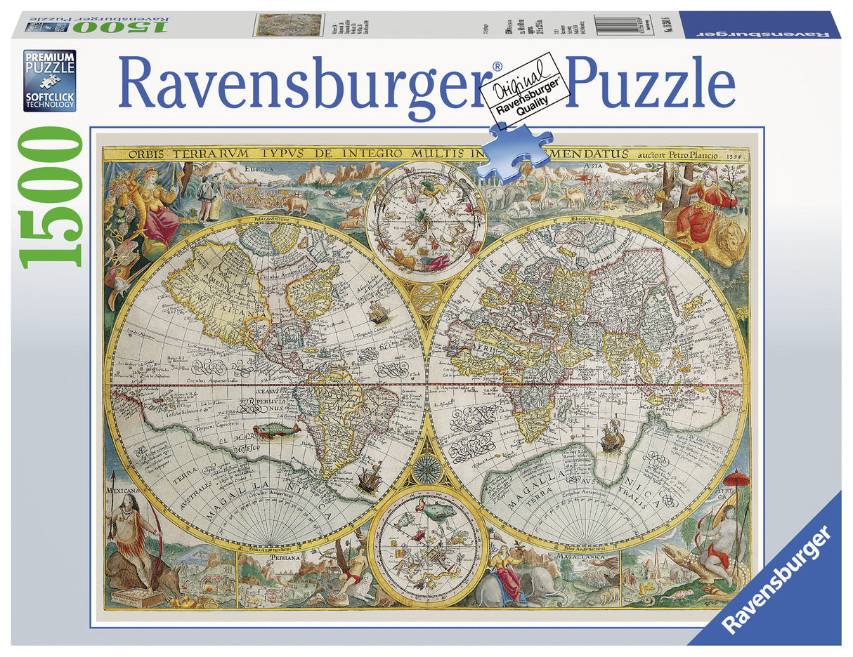 Ravensburger Puzzle 1500 pc Ancient Map 12000716V