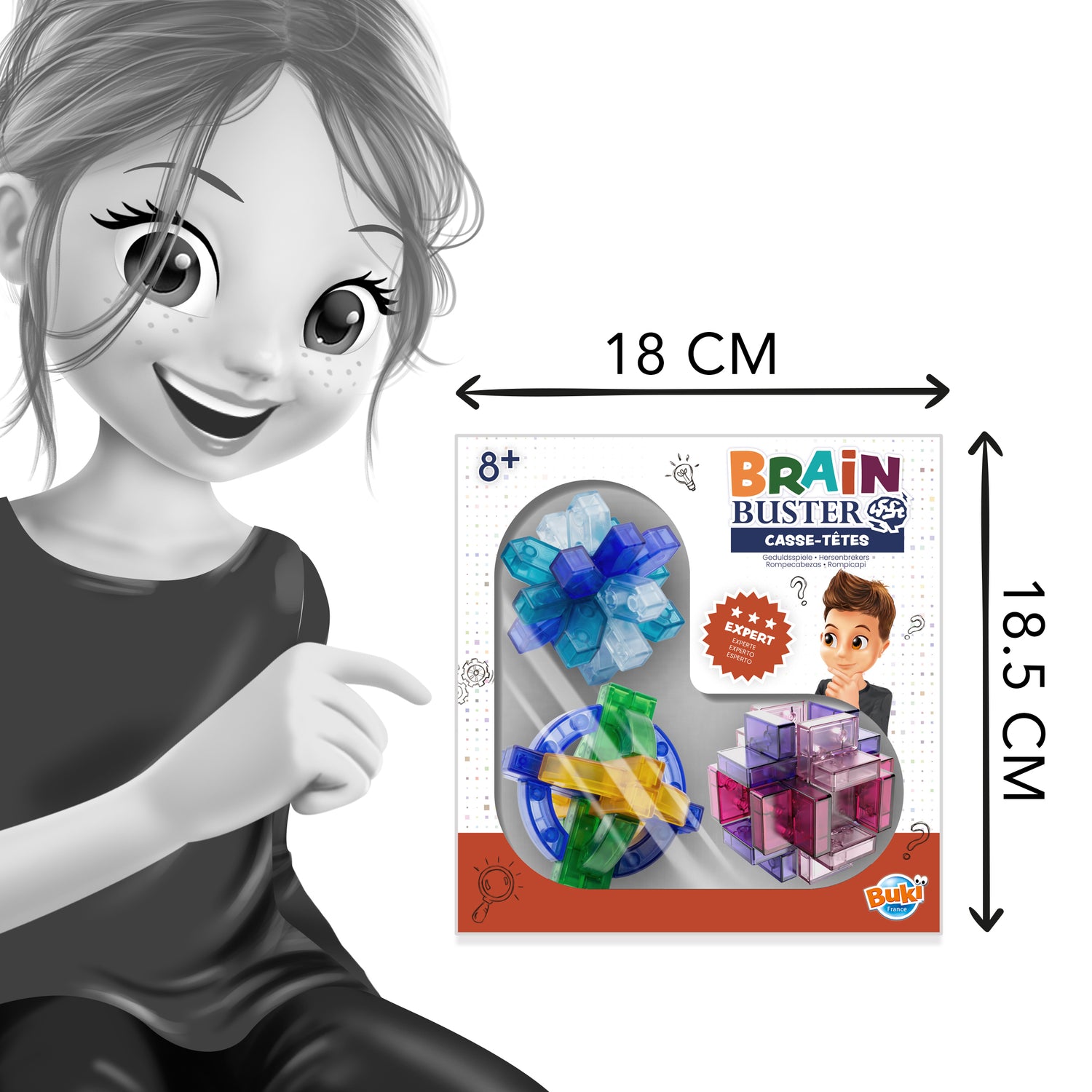 Buki Buki Puzzle Game for Experts 6207I