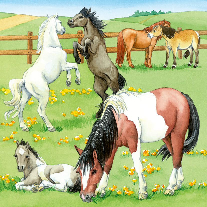 Ravensburger Puzzle 3x49 pc Horses 051298V
