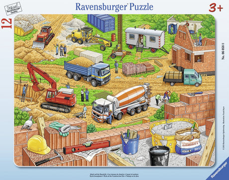 Ravensburger Frame Puzzle 12 pc Work On The Construction Site 060580V