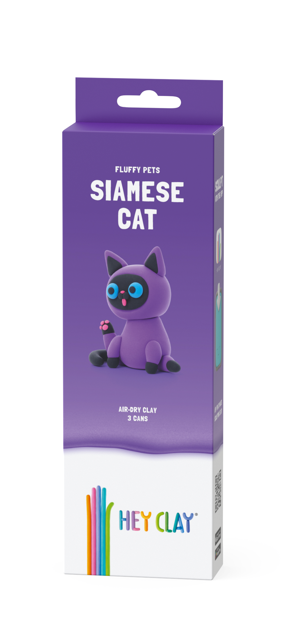 HEY CLAY Modeling Clay 3 pcs: Siamese Cat 30112E
