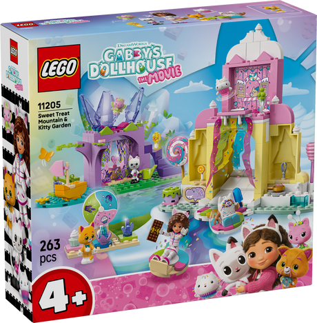 LEGO Gabby`s Dollhouse Sweet Treat Mountain & Kitty Garden 11205L