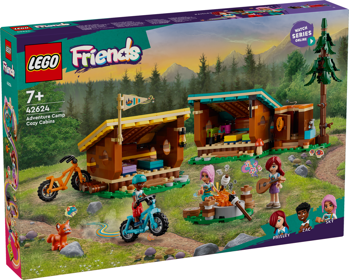 LEGO Friends The comfortable cabins of the adventure camp 42624L