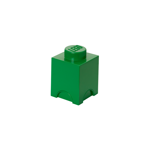LEGO Storage Brick 1 Green 40011734C