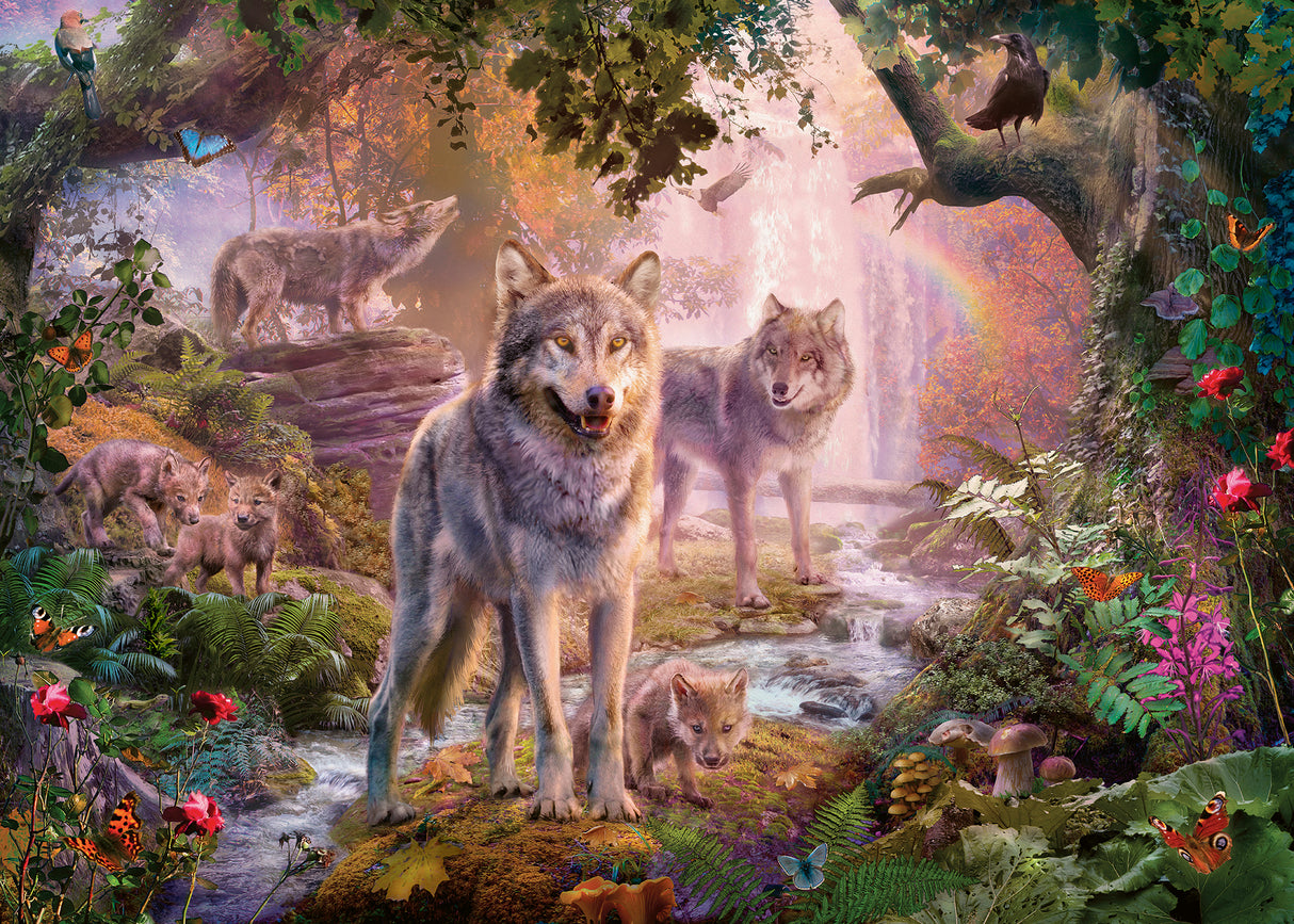 Ravensburger Puzzle 1000 pc Summer Wolves
 12000465V