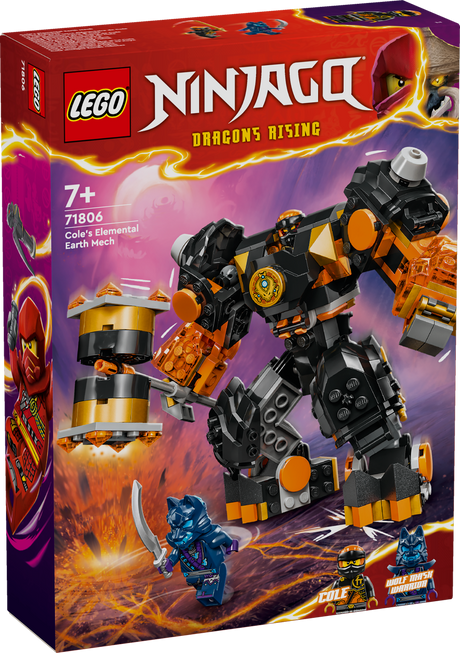 LEGO Ninjago Cole's Elemental Earth Mech 71806L