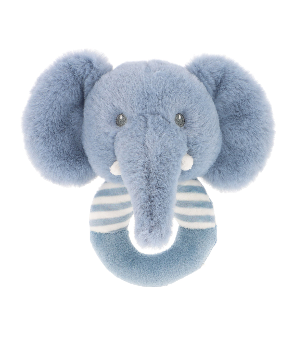 Keel Toys Keeleco Baby Ezra Elephant Ring Rattle, 14 cm SE2081K